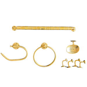 Handmade Brass Wall Mounted Toothbrush Holder – Bathroom Accessory in Unlacquered Brass