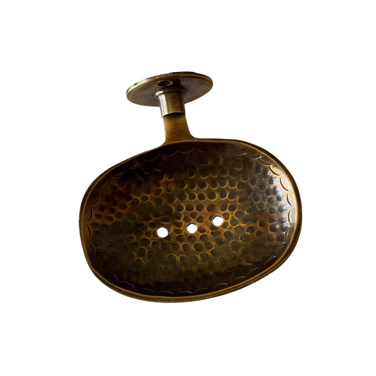 Handmade Wall-Mounted Brass Soap Dish – Moroccan Classic Bathroom Accessory
