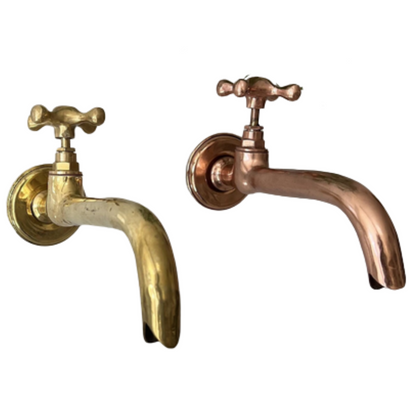 Moroccan Handmade Solid Brass Garden Faucet – Pure Brass, Durable Design