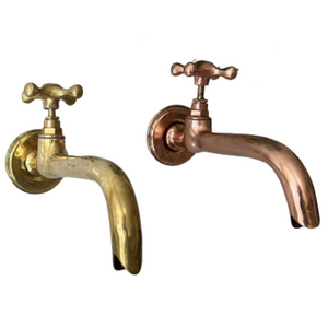 Moroccan Handmade Solid Brass Garden Faucet – Pure Brass, Durable Design