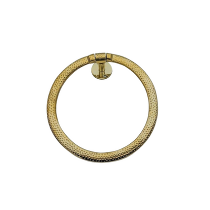 Unlacquered Brass Towel Holder , Handmade Solid Unlacquered Brass Towel Holder