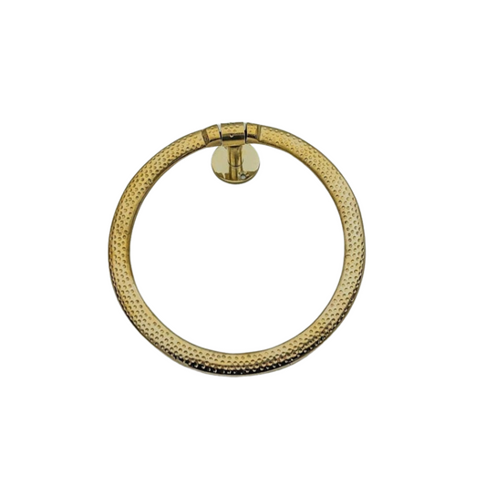 Unlacquered Brass Towel Holder , Handmade Solid Unlacquered Brass Towel Holder